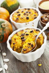Pumpkin casserole with millet