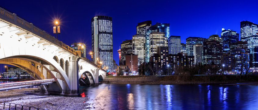 View Of Centre Street And Calgary Downtown