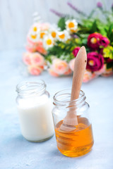 honey and milk
