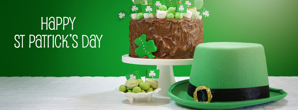 Happy St Patricks Day Social Media Banner