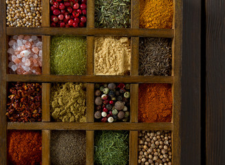 assortment of spices