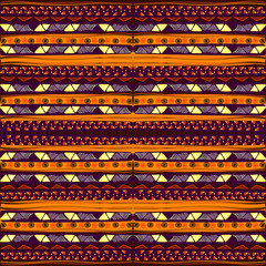 Abstract pattern African and oriental motifs