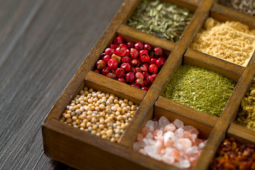 assortment of spices