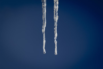 Icicles on the roof