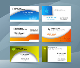 set template business card layout sided02