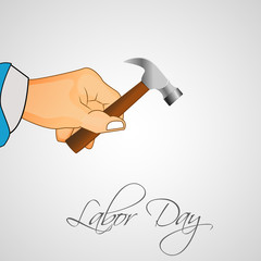 illustration of elements of labor day background