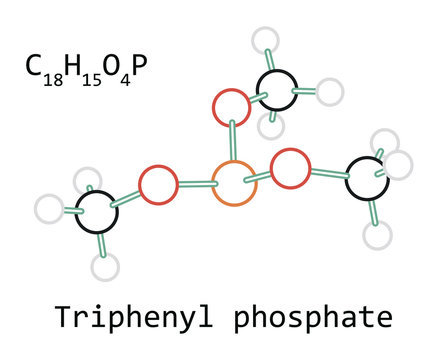 molecule Trimethyl phosphite C3H9O3P