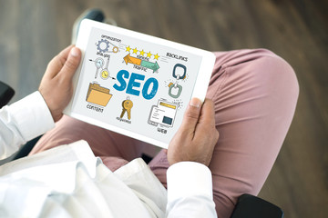 TECHNOLOGY COMMUNICATION INTERNET AND SEO CONCEPT