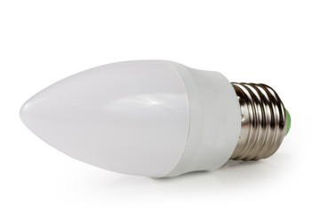 led lamp bulb isolated on white background