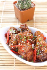 Korean fried chicken