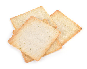 Biscuits isolated on white