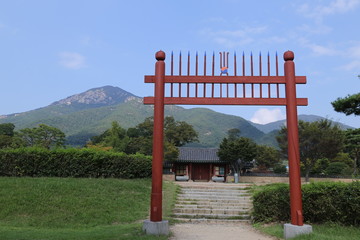 Fototapeta na wymiar korean Traditional village