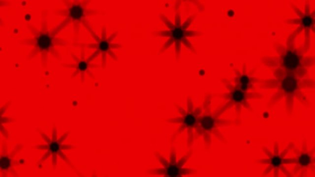 Black Stars On Red Motion Abstract Background