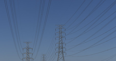 Fototapeta premium High Voltage Electric poles