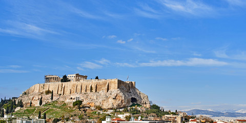 Fototapeta na wymiar Parthenonas in Akropolis, Athens,Greece