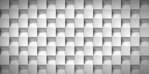 Panele Szklane  Objętość realistyczna tekstura, kostki, szary wzór geometryczny 3d, tło wektor projektu