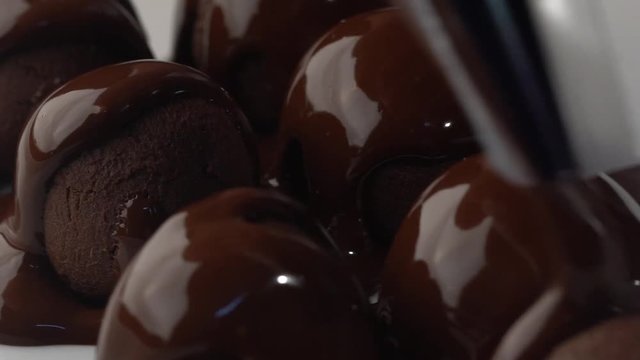 throw candy to chocolate