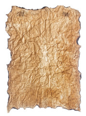 texture vintage paper with burnt edges