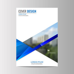Abstract flyer design background. Brochure template.