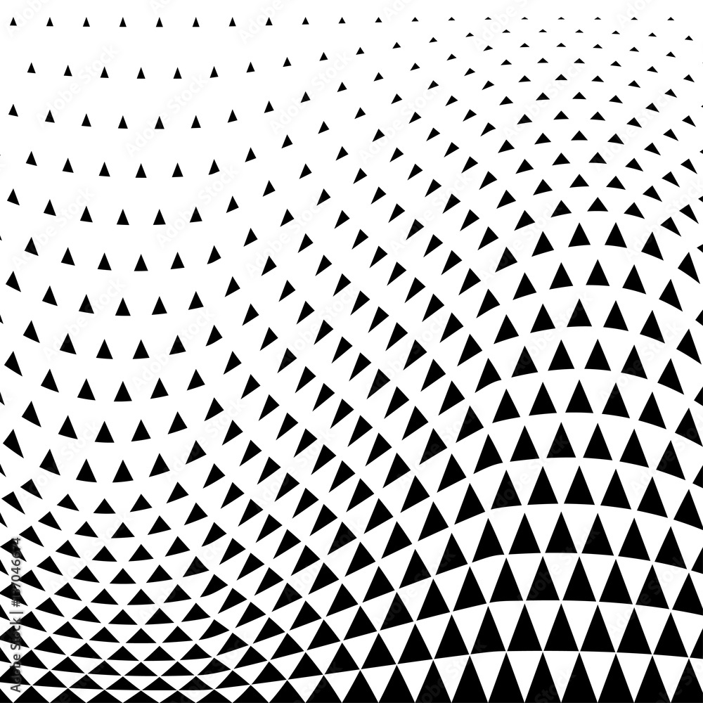 Poster abstract background. geometric design. abstract geometric triangle design halftone pattern