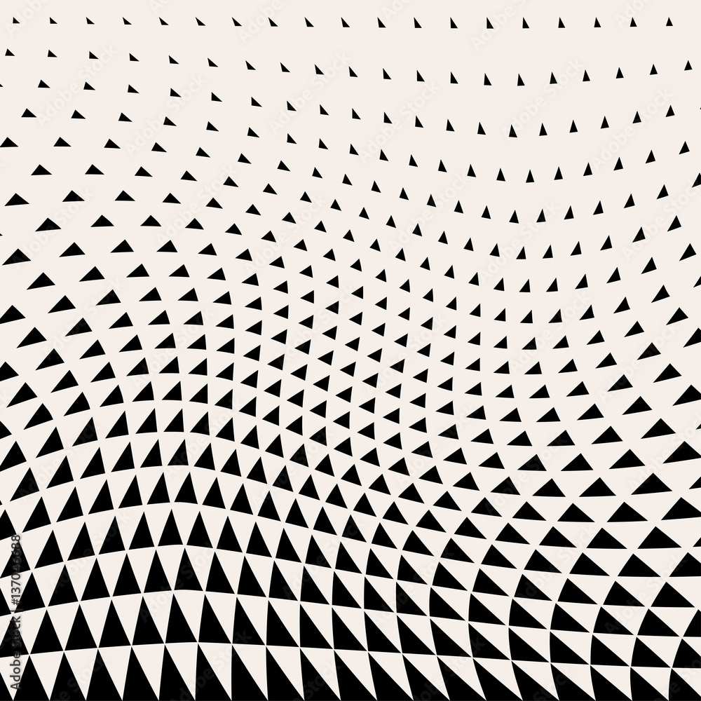 Poster abstract background. geometric design. abstract geometric triangle design halftone pattern