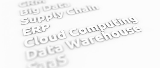 Typolösung mit ERP, SCM, CRM, Big Data und Cloud Computing