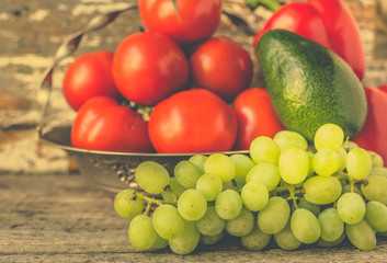 Eating healthy, food ingredients, fruits and vegetables, vegetarian diet