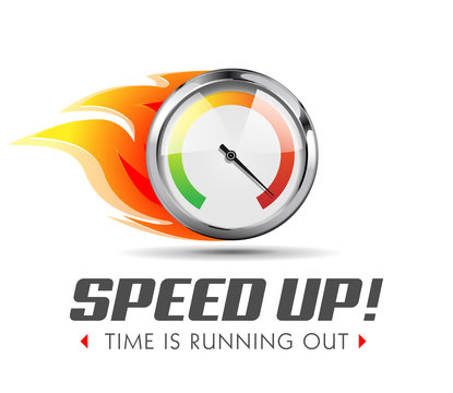 Speed Up - Business Acceleration Concept
