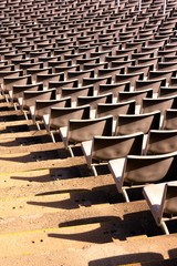 Les tribunes du stade