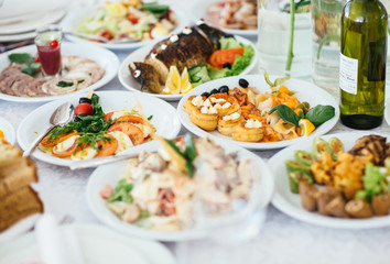 The wedding dishes