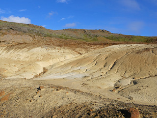 Solfatarenfeld Seltún im Vulkansystem Krýsuvík im Süden der Halb