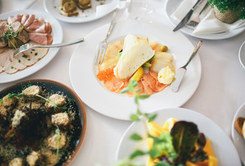 The wedding dishes