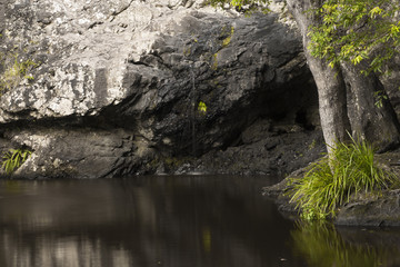 Waterfall near Montville, Sunshine Coast Hinterlands in Queensland.