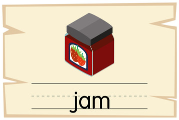 Wordcard design for word jam