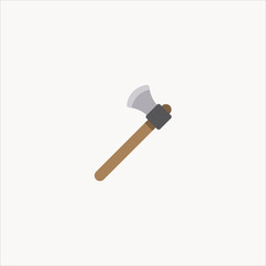 axe icon flat design