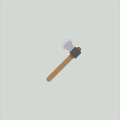 axe icon flat design