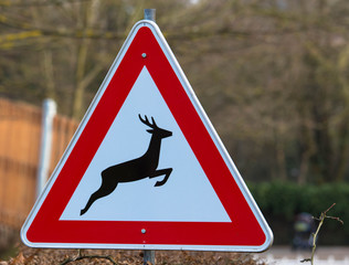 Achtung Wildwechsel