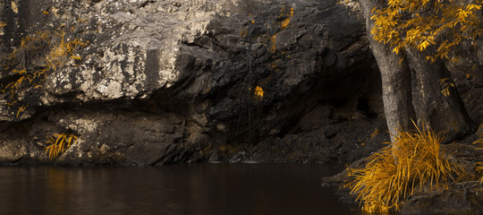 Waterfall near Montville, Sunshine Coast Hinterlands in Queensland.