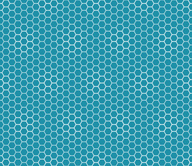 abstract geometric graphic seamless blue hexagon pattern background