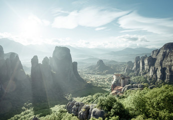 Meteora monasteries in Greece