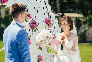 the bride declares at the ceremony