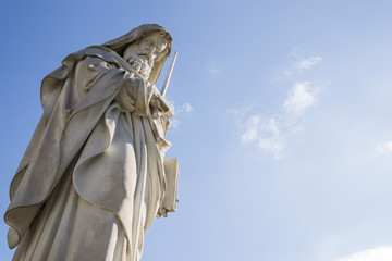 Statua di San Paolo, Basilica San Paolo fuori le mura, Roma 