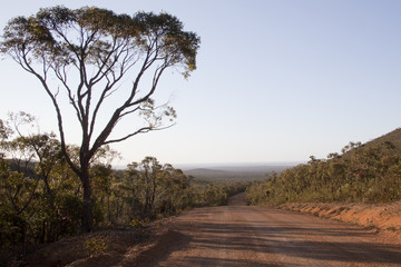 Fototapeta premium Road Through the Ausralan Outback