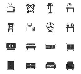 furniture icon set