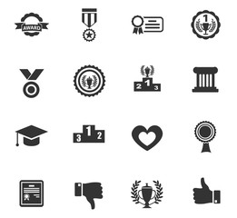 Fototapeta premium award icon set