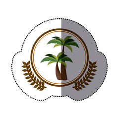 Fototapeta premium symbol island icon image design, vector illustration