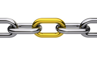Fototapeta premium Chain Gold Link