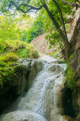 Beautiful 7th floor of the Erawan Waterfall in Kanchanaburi, Thailand No.4