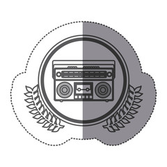 symbol stereo icon image, vector illustration design