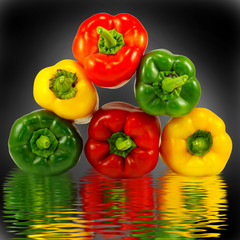 Image of ripe peppers.